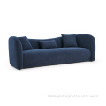 Furniture Couch Soft Fabric Sleeper Sectional Recliner Sofa